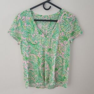 Lilly Pulitzer Etta V-Neck Top